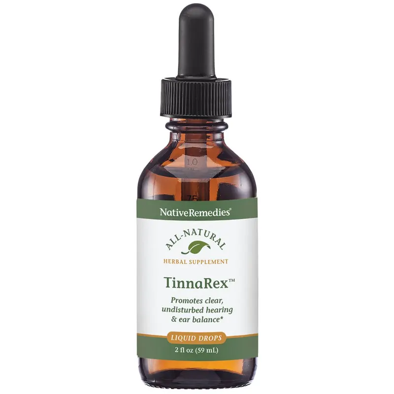 The bottle of Native Remedies TinnaRex, from the seller's photograph